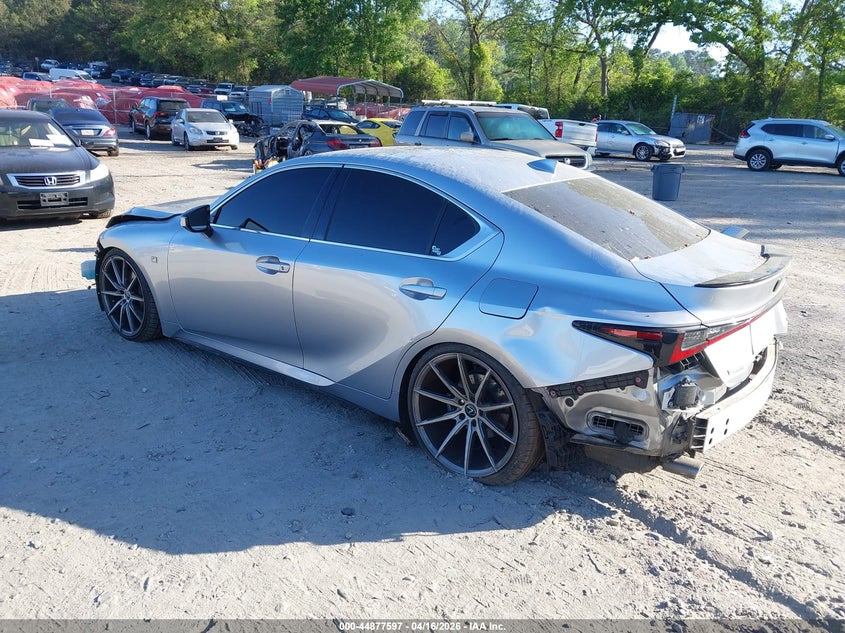 2021 Lexus Is 3.5 Is 350 F Sport silver Lot 111044877597 Vin JTHGZ1B26M5040342