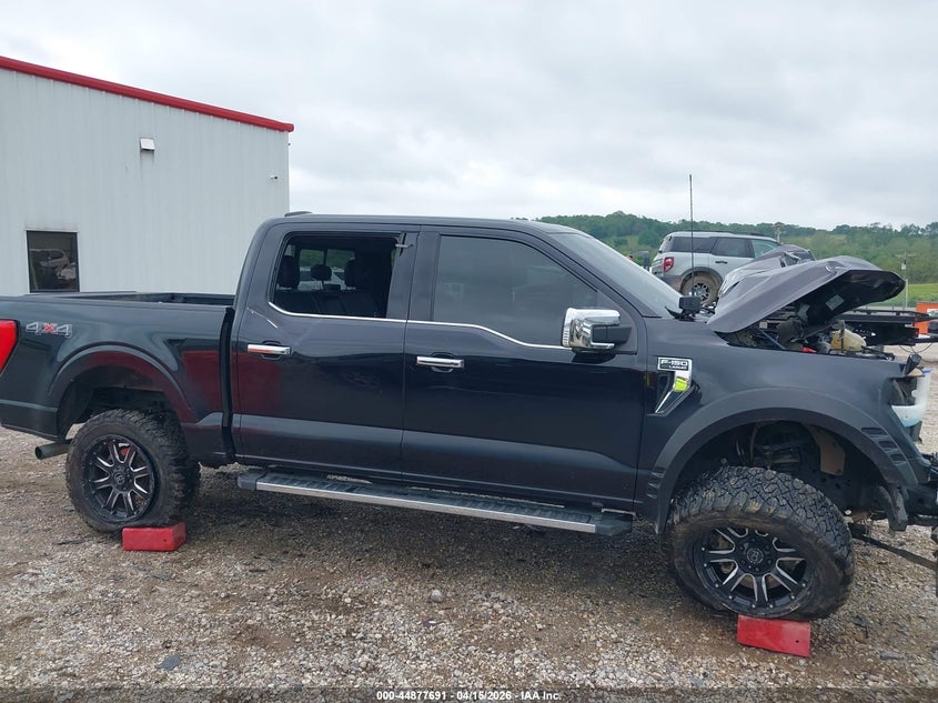 2021 Ford F-150 Lariat VIN: 1FTFW1E83MFB46523 Lot: 44877691