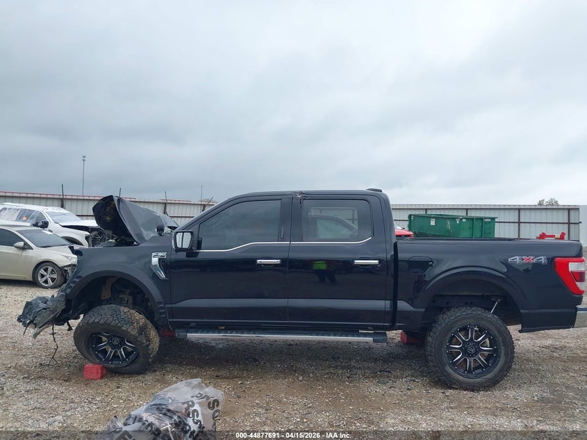 2021 Ford F-150 Lariat VIN: 1FTFW1E83MFB46523 Lot: 44877691