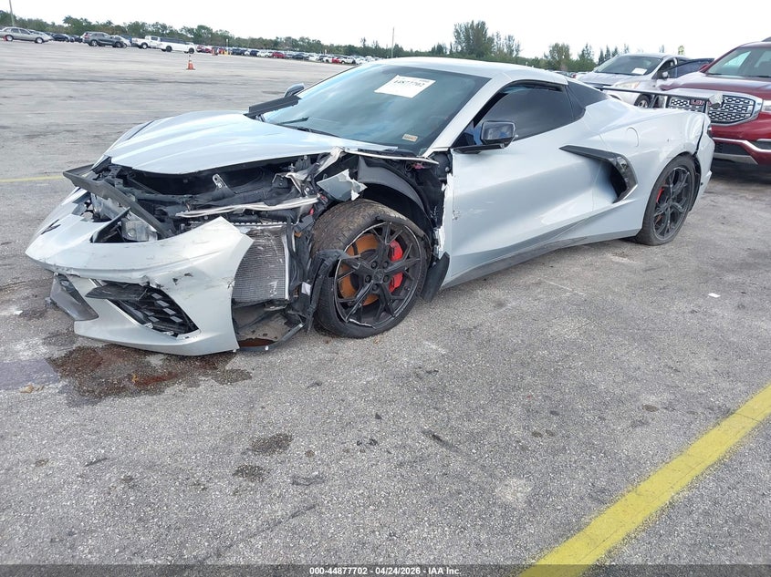 Vin: 1g1yc3d48m5108604, lot: 45375034, chevrolet corvette stingray rwd  3lt 20212