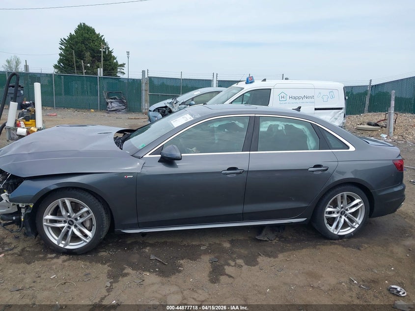 2022 Audi A4 Premium Plus 45 Tfsi S Line Quattro S Tronic VIN: WAUEAAF44NN007446 Lot: 44877718
