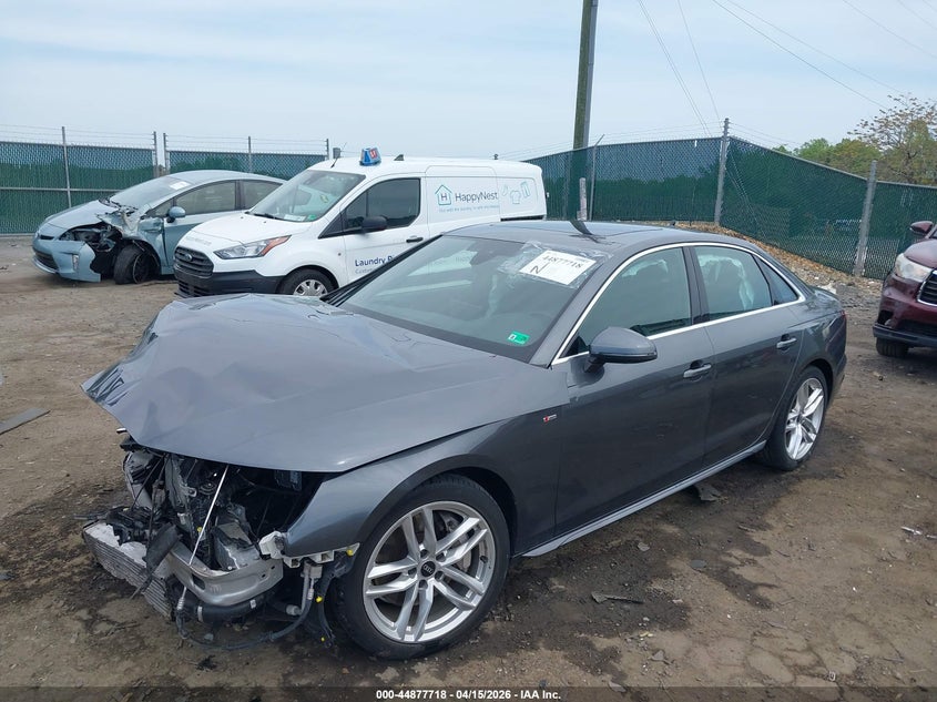 Vin: waueaaf44nn007446, lot: 45375049, audi a4 premium plus 45 tfsi s line quattro s tronic 20222