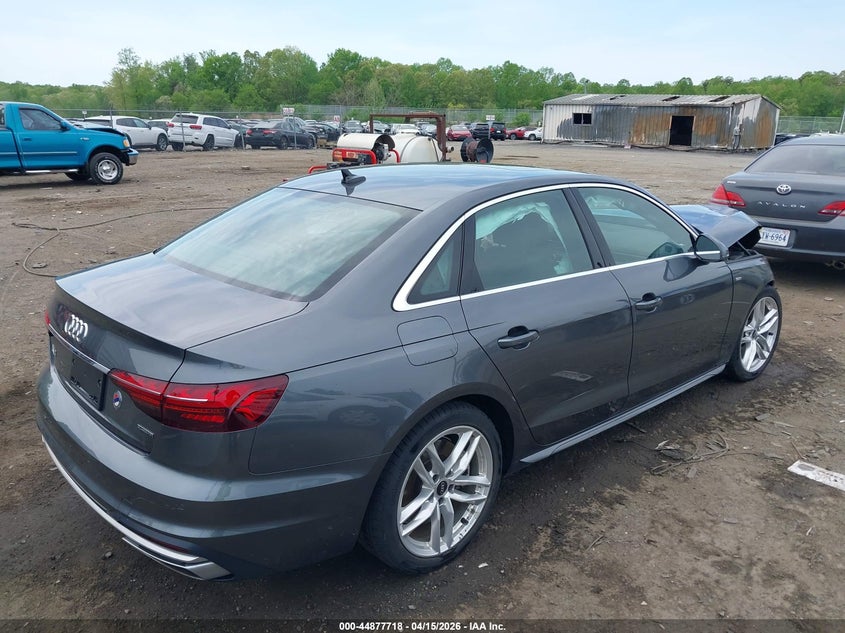 Vin: waueaaf44nn007446, lot: 45375049, audi a4 premium plus 45 tfsi s line quattro s tronic 20224