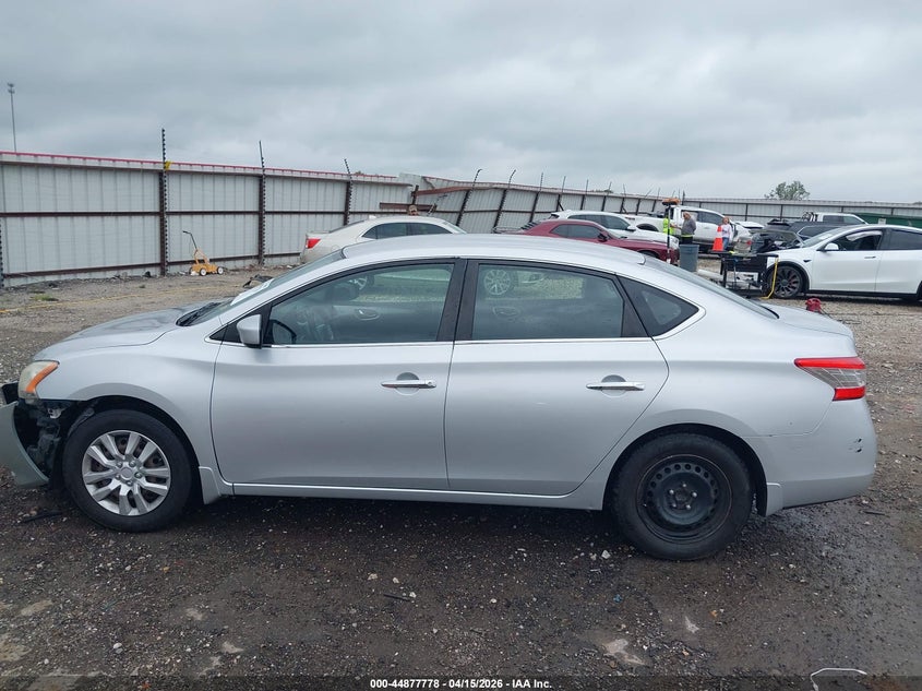 2014 Nissan Sentra Sv VIN: 3N1AB7AP2EL615987 Lot: 44877778