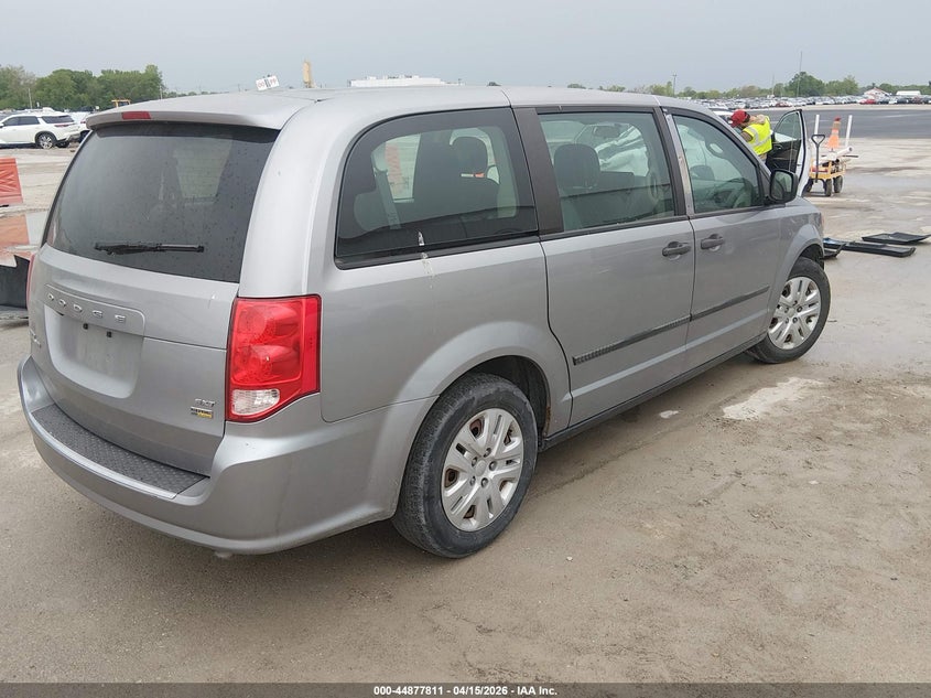 2016 Dodge Caravan 3.6 American Value Pkg Silver Lot 111044877811 Vin 2C4RDGBG3GR226757