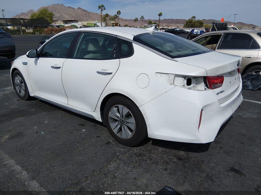 Vin: knagt4lc4h5004924, lot: 45375158, kia optima hybrid 20173
