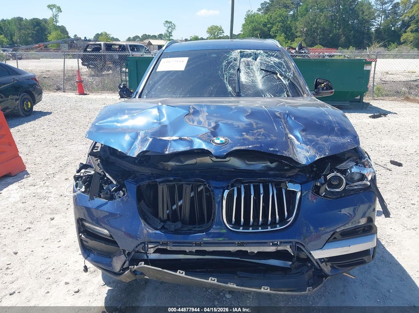 2019 BMW X3 xDrive30I VIN: 5UXTR9C55KLR06918 Lot: 44877944