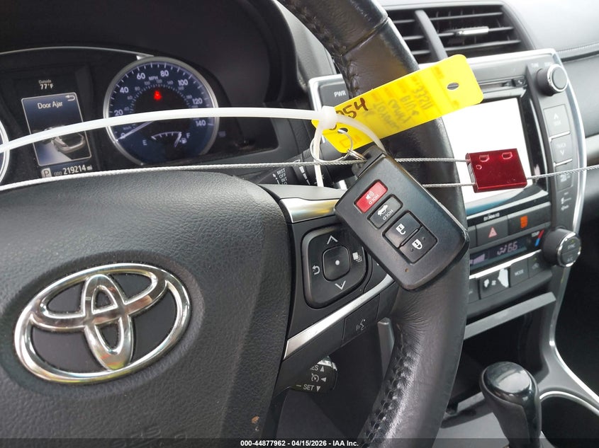 2016 Toyota Camry Xle VIN: 4T1BF1FK8GU533511 Lot: 44877962