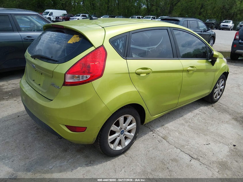 2011 Ford Fiesta 1.6 Se Green Lot 111044878000 Vin 3FADP4EJXBM154176