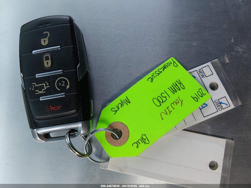 2019 Ram 1500 Laramie 4X4 5'7 Box VIN: 1C6SRFJT3KN887522 Lot: 44878030