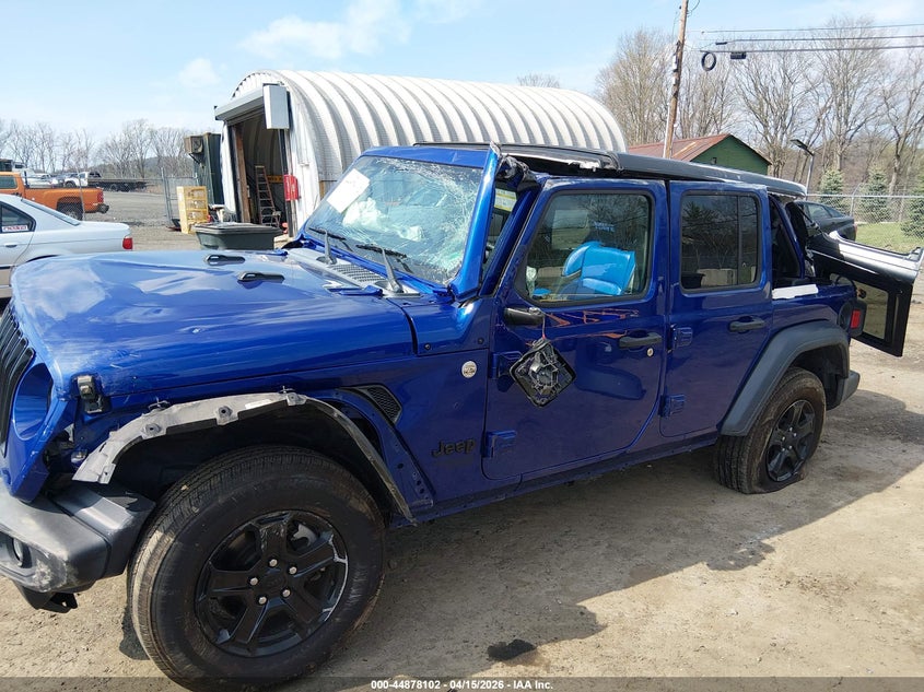 2018 Jeep Wrangler Unlimited Sport S 4X4 VIN: 1C4HJXDGXJW279603 Lot: 44878102