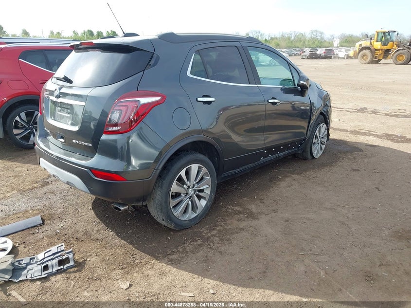 2017 Buick Encore 1.4 Preferred grey Lot 111044878288 Vin KL4CJASB0HB217797