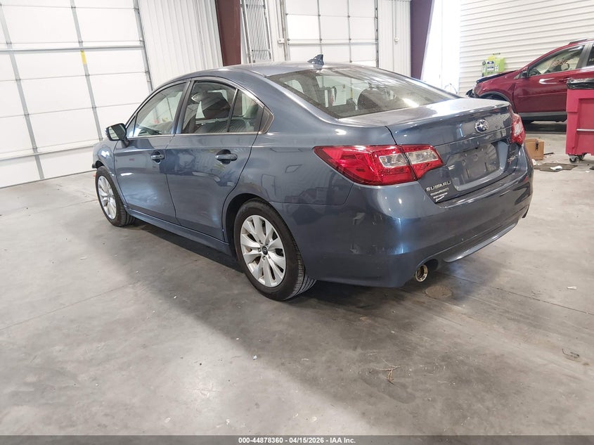 2016 Subaru LEGACY 2.5 2.5I Premium blue Lot 111044878360 Vin 4S3BNBF68G3048257