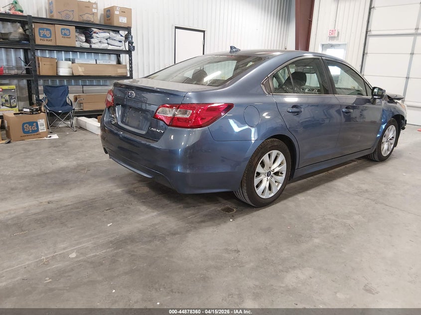 2016 Subaru LEGACY 2.5 2.5I Premium blue Lot 111044878360 Vin 4S3BNBF68G3048257