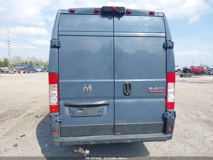 2019 Ram Promaster 3500 Cargo Van High Roof 159 Wb Ext VIN: 3C6URVJG6KE563958 Lot: 44878406