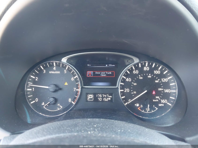 2015 Nissan Altima 2.5 Sv VIN: 1N4AL3AP6FC165489 Lot: 44878431