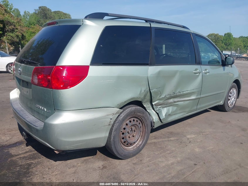 2008 Toyota Sienna Le VIN: 5TDZK23C88S196782 Lot: 44878490