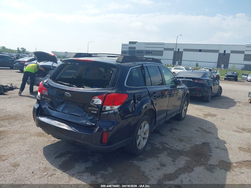 2013 Subaru Outback 2.5 2.5I Premium blue Lot 111044878492 Vin 4S4BRBCC4D3320843