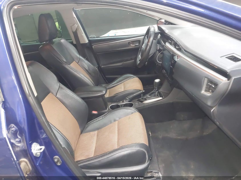 2014 Toyota Corolla 1.8 S Plus blue Lot 111044878516 Vin 5YFBURHEXEP037880