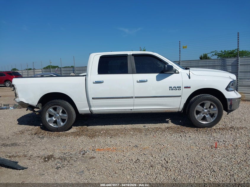 2015 Ram 1500 5.7 Ram Big Horn white Lot 111044878517 Vin 1C6RR6LT5FS542317