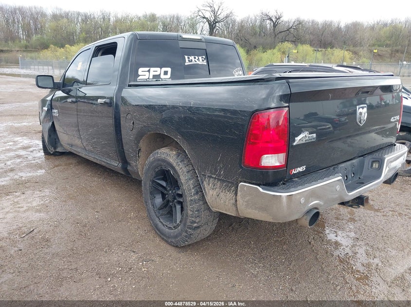 Vin: 3c6rr7lt1jg197051, lot: 45375860, ram 1500 big horn  4x4 5'7 box 20183