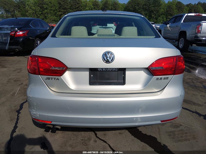 2011 Volkswagen Jetta 2.5L Se VIN: 3VWDX7AJ9BM307127 Lot: 44878620