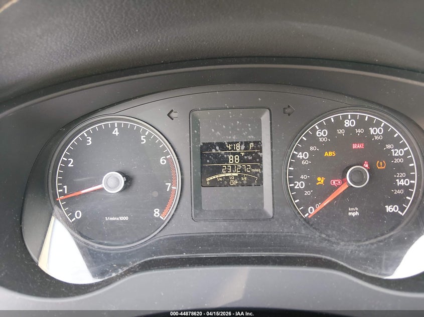 2011 Volkswagen Jetta 2.5L Se VIN: 3VWDX7AJ9BM307127 Lot: 44878620