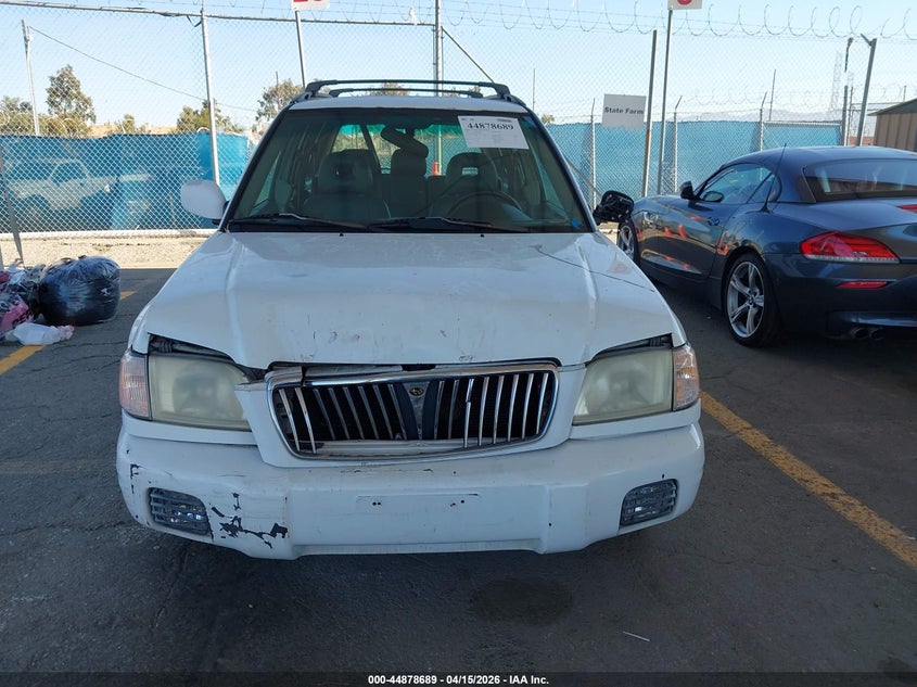 2001 Subaru Forester S VIN: JF1SF65631H754249 Lot: 44878689