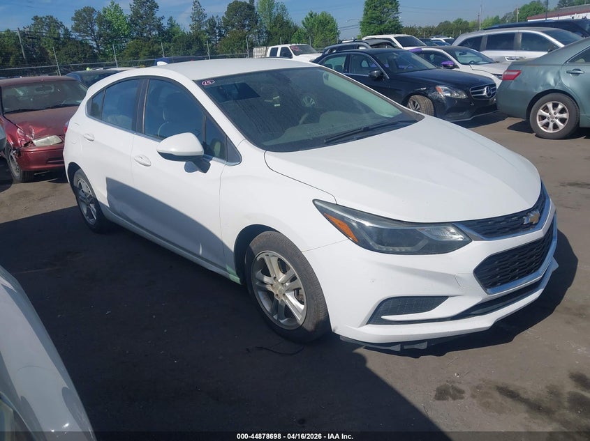 2017 Chevrolet Cruze 1.4 Lt Auto white Lot 111044878698 Vin 3G1BE6SM2HS607186