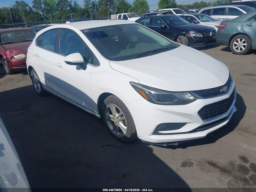 2017 Chevrolet Cruze 1.4 Lt Auto white Lot 111044878698 Vin 3G1BE6SM2HS607186