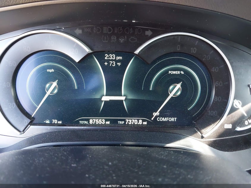 2018 BMW 530E xDrive Iperformance VIN: WBAJB1C51JB374275 Lot: 44878731