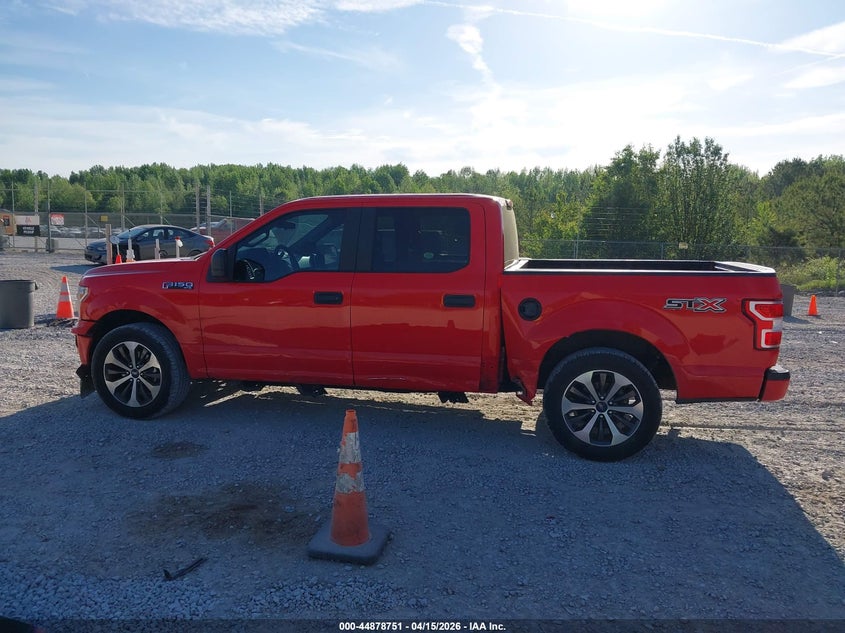 2019 Ford F-150 2.7 Xl red Lot 111044878751 Vin 1FTEW1CP7KFB11275