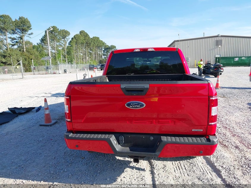 2019 Ford F-150 2.7 Xl red Lot 111044878751 Vin 1FTEW1CP7KFB11275