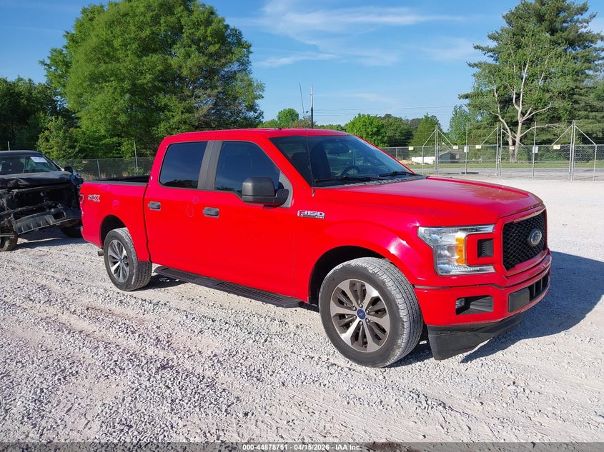 2019 Ford F-150 2.7 Xl red Lot 111044878751 Vin 1FTEW1CP7KFB11275