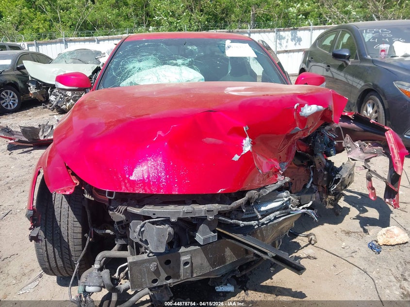 2017 Infiniti Q60 3.0T Red Sport 400 VIN: JN1FV7EKXHM611031 Lot: 44878754