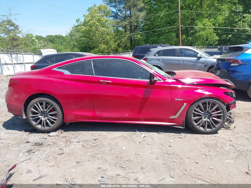 2017 Infiniti Q60 3.0T Red Sport 400 VIN: JN1FV7EKXHM611031 Lot: 44878754
