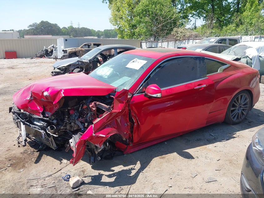 2017 Infiniti Q60 3.0T Red Sport 400 VIN: JN1FV7EKXHM611031 Lot: 44878754