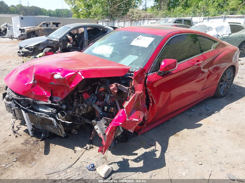 2017 Infiniti Q60 3.0T Red Sport 400 VIN: JN1FV7EKXHM611031 Lot: 44878754