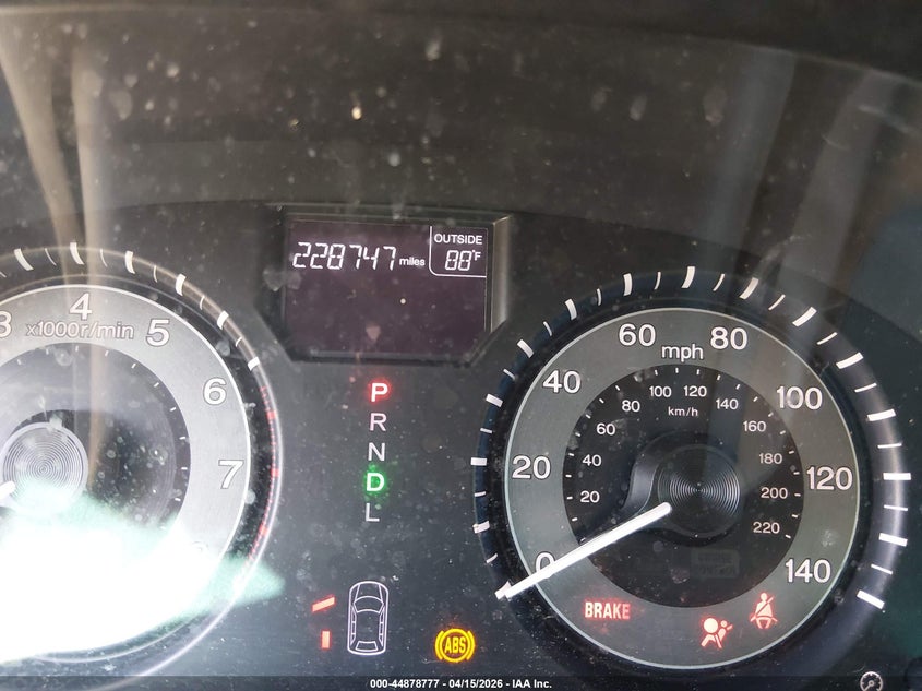 2011 Honda Odyssey Ex-L VIN: 5FNRL5H6XBB078875 Lot: 44878777