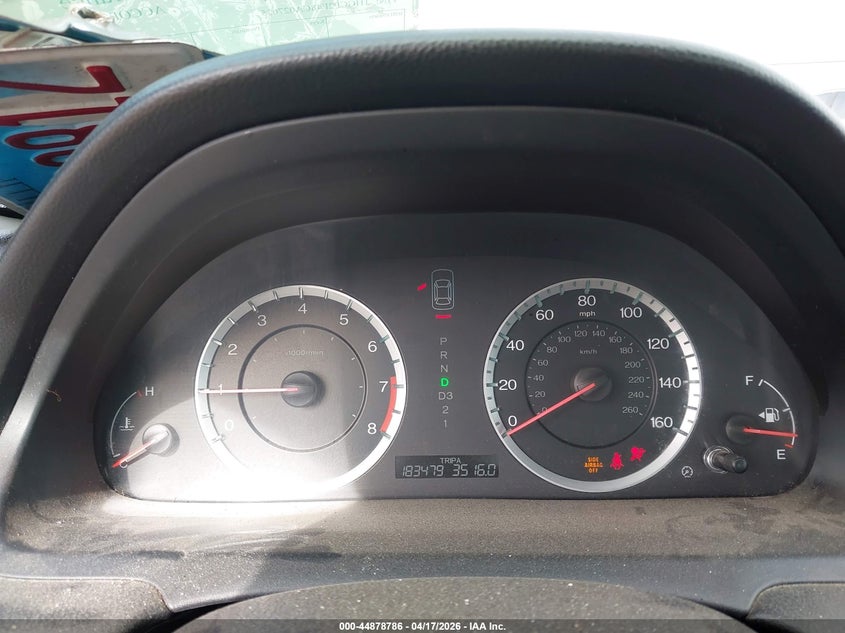 2012 HONDA ACCORD SEDAN 2.4L I-4 DOHC, VVT, 177HP