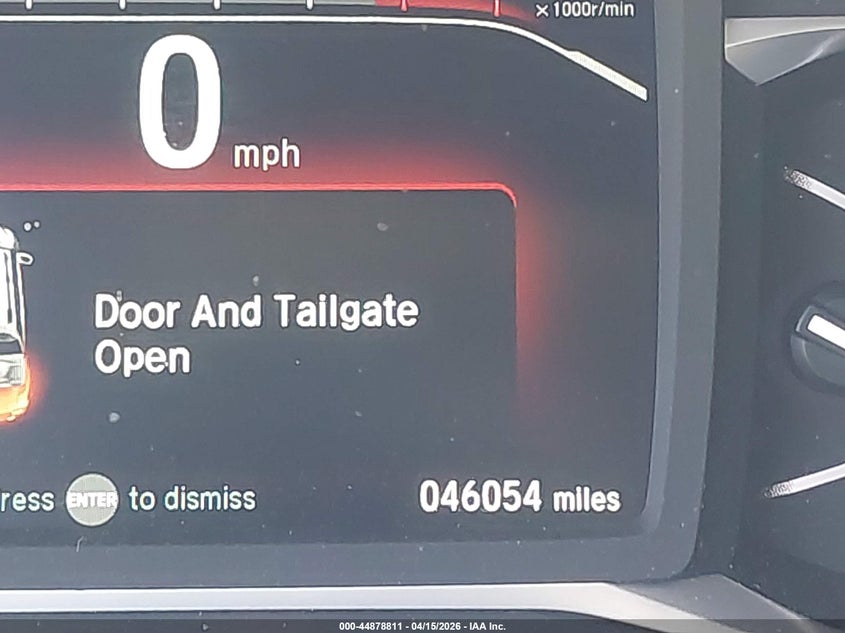 2022 Honda Passport 2Wd Ex-L VIN: 5FNYF7H52NB002500 Lot: 44878811