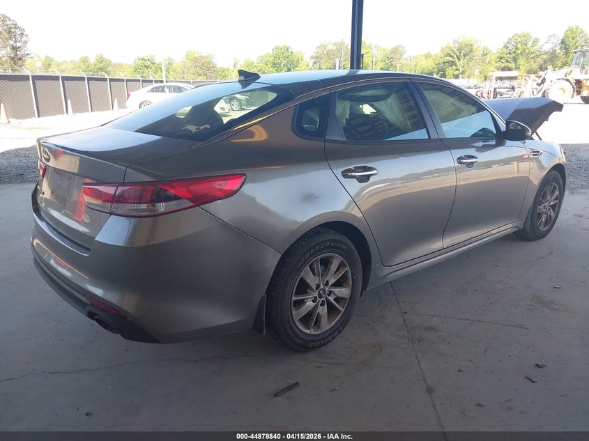 Vin: 5xxgt4l30gg099642, lot: 45376171, kia optima lx 20164