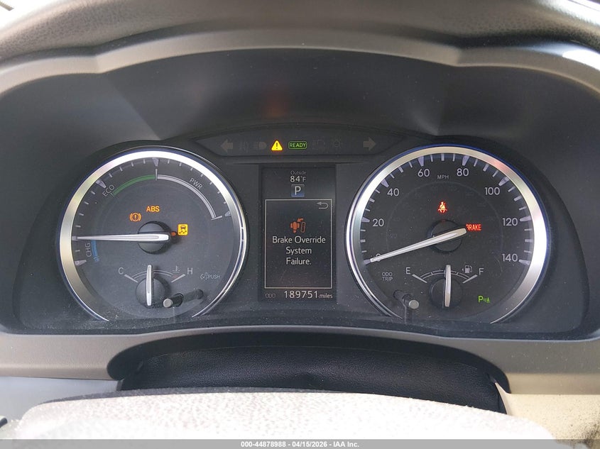 2016 Toyota Highlander Hybrid Limited VIN: 5TDDCRFH4GS014114 Lot: 44878988