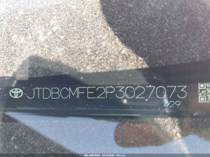 2023 Toyota Corolla Hybrid Le VIN: JTDBCMFE2P3027073 Lot: 44879084