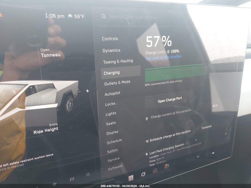 2024 Tesla Cybertruck Cyberbeast VIN: 7G2CEHEE3RA022181 Lot: 44879105