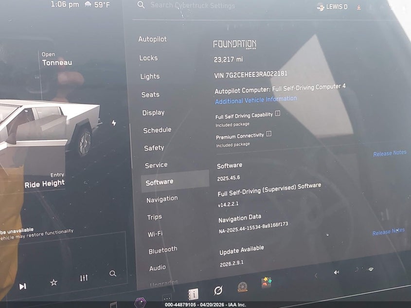 2024 Tesla Cybertruck Cyberbeast VIN: 7G2CEHEE3RA022181 Lot: 44879105