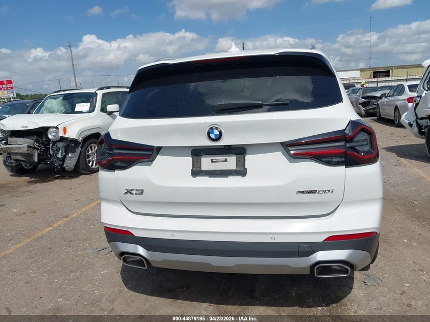 2022 BMW X3 Sdrive30I VIN: 5UX43DP01N9M07591 Lot: 44879195