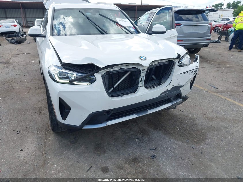 2022 BMW X3 Sdrive30I VIN: 5UX43DP01N9M07591 Lot: 44879195
