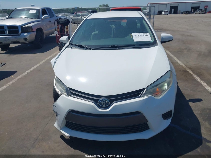 2016 Toyota Corolla Le VIN: 2T1BURHE0GC709514 Lot: 44879238
