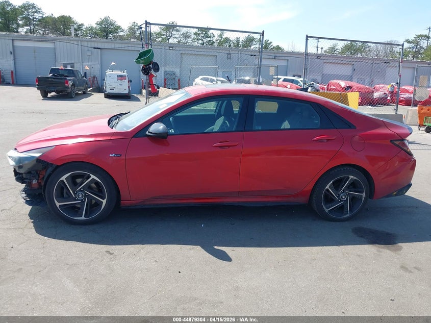 2022 Hyundai Elantra N Line VIN: KMHLR4AF4NU227362 Lot: 44879304